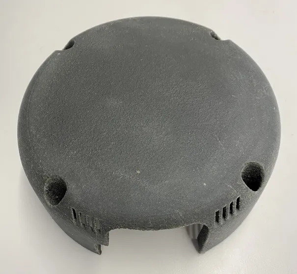 Physical prototype dome housing for the whiskey aging device